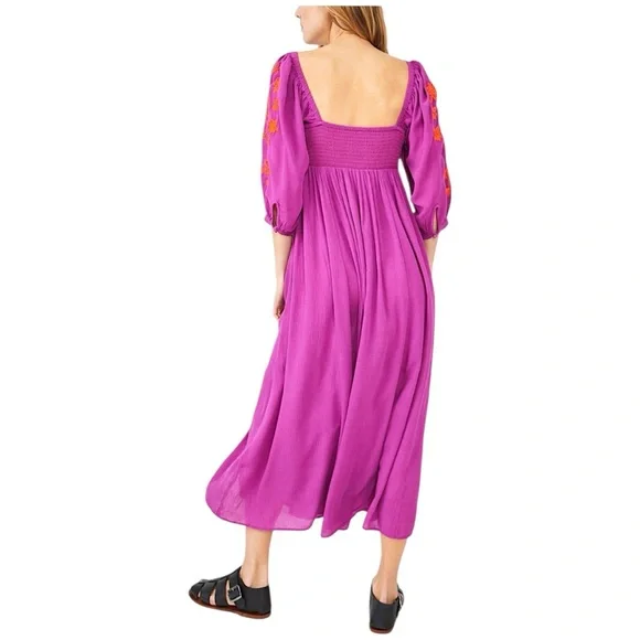 Free People Wedgewood Maxi Dress in Orchid Pavillion - Picture 5 of 10